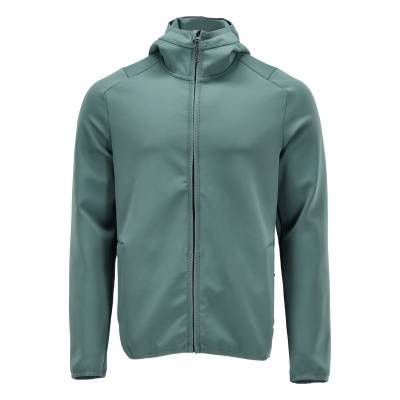 Microfleecejacke Fleecepullover, Kapuze, Reißverschluss M