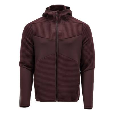 Microfleecejacke Fleecepullover, Kapuze, Reißverschluss L