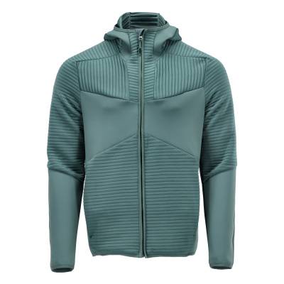 Microfleecejacke Fleecepullover, Kapuze, Reißverschluss M
