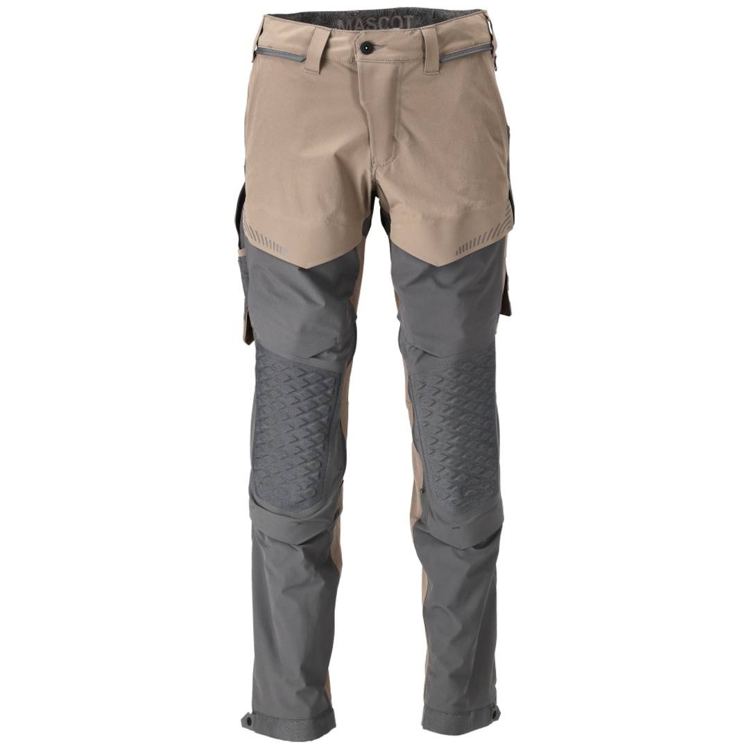 Mascot Hose mit Knietaschen 22279-605-5689 Gr. 76C46 dunkles sandbeige/anthrazitgrau