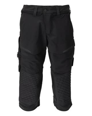 Handwerker-Dreiviertel-Hose Dreiviertel-Hose, Knietaschen, Stretch C44