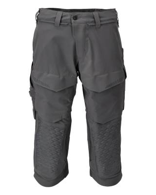 Handwerker-Dreiviertel-Hose Dreiviertel-Hose, Knietaschen, Stretch C44