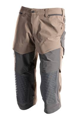Handwerker-Dreiviertel-Hose Dreiviertel-Hose, Knietaschen, Stretch C45