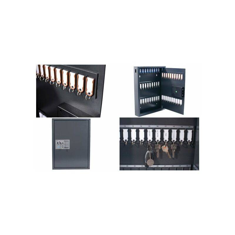 pavo Schlüsselschrank High Security, 50 Schlüssel