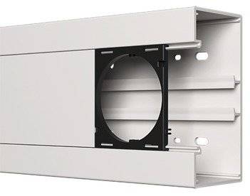 ELTROPA Geräteeinbaukanal Kst 110x60mm EBR-HA 60110/80 aw aws RAL9010 unbeh