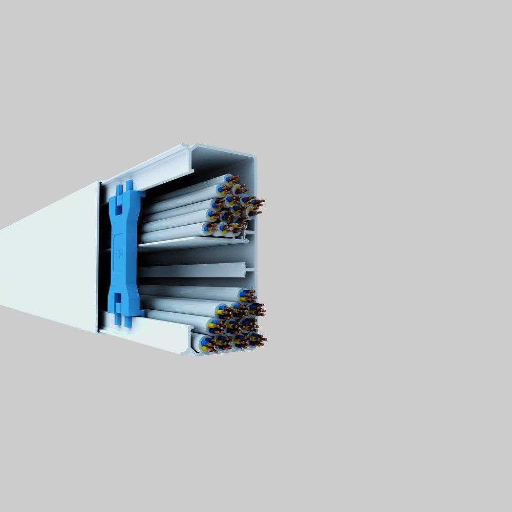 ELTROPA Leitungsführungskanal Kst aws EFB 60130 aw 62x130x2000mm RAL9010