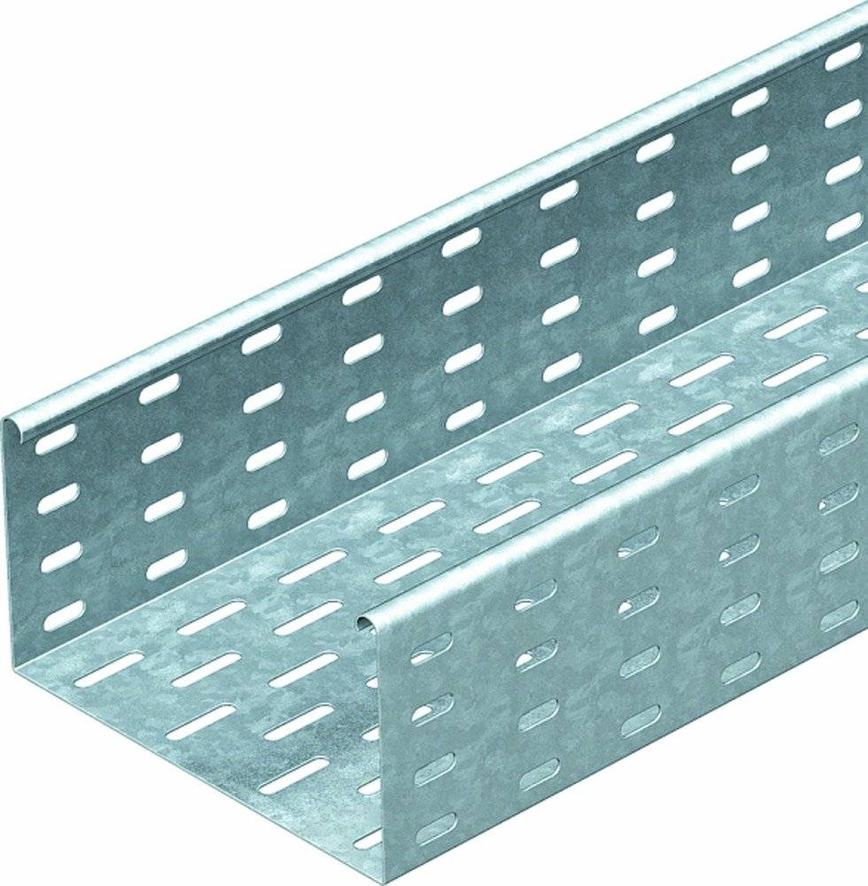 OBO Bettermann Kabelrinne 110x200x1mm ST MKS 120 FS mitgel.Verb 3000mm Seitenl