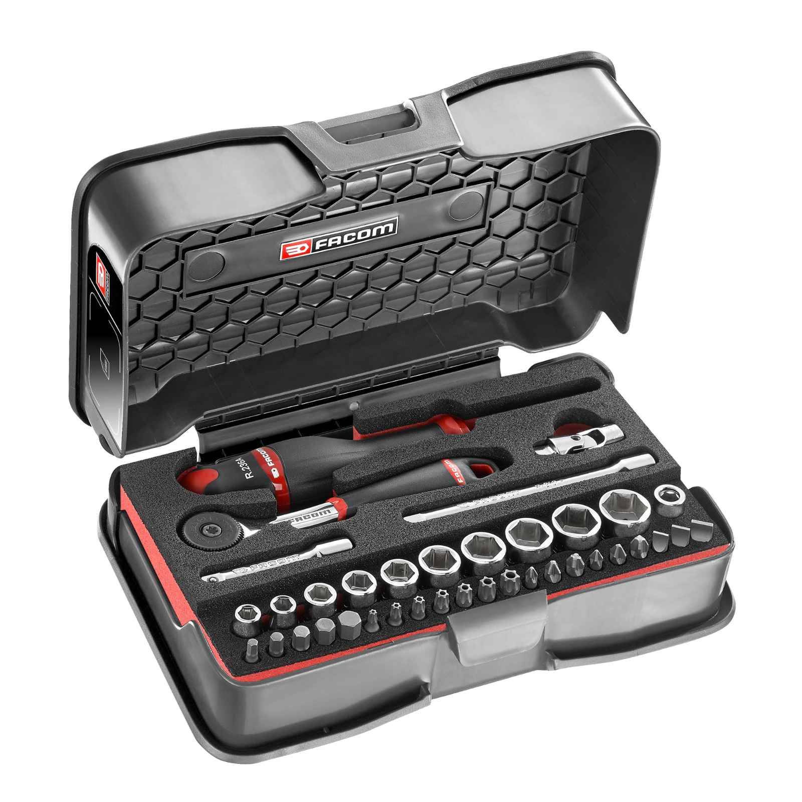 FACOM Steckschlüssel-Set 1/4 Zoll 37-teilig