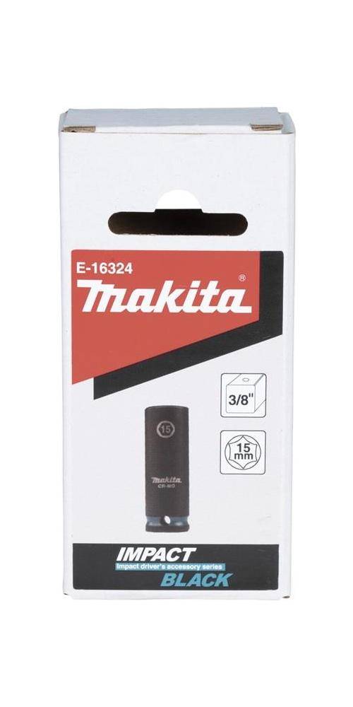 makita Steckschlssel E-16324 Impact Black 3/8Zoll Auen-4kt D.15mm lang