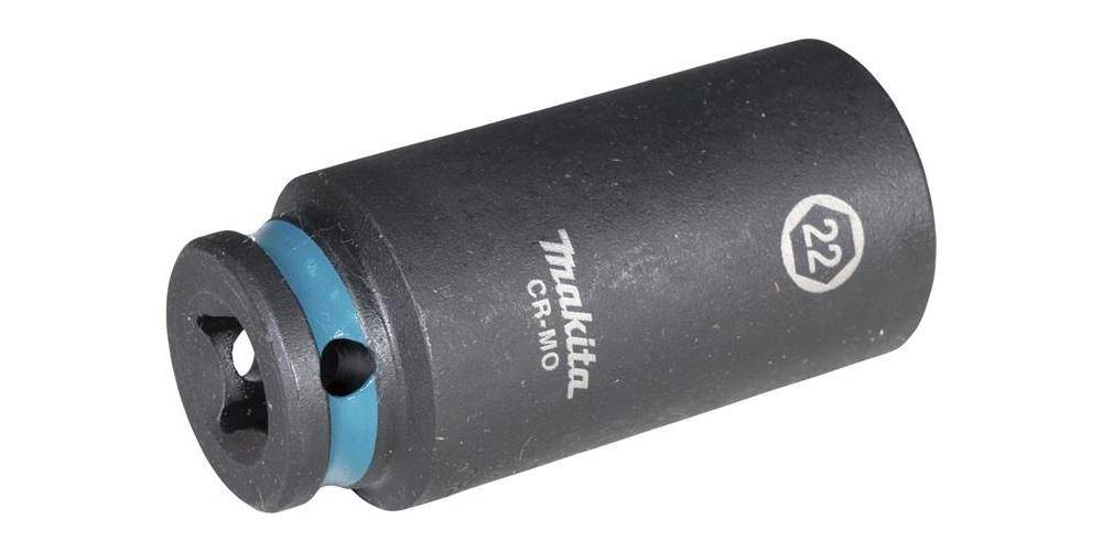 makita Steckschlssel E-16396 Impact Black 3/8Zoll Auen-4kt D.22mm lang