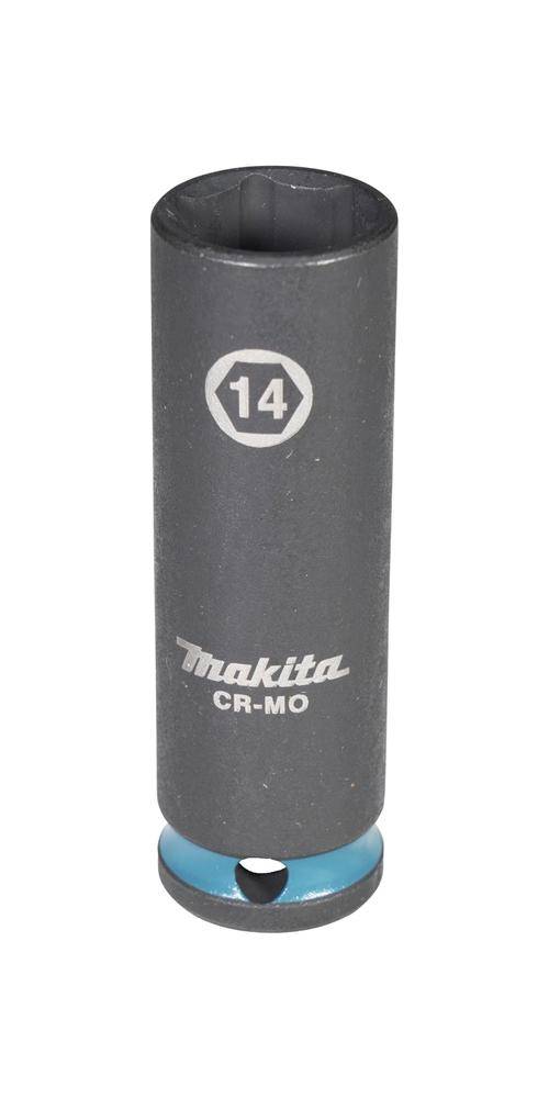 makita Steckschlssel E-16318 Impact Black 3/8Zoll Auen-4kt D.14mm lang