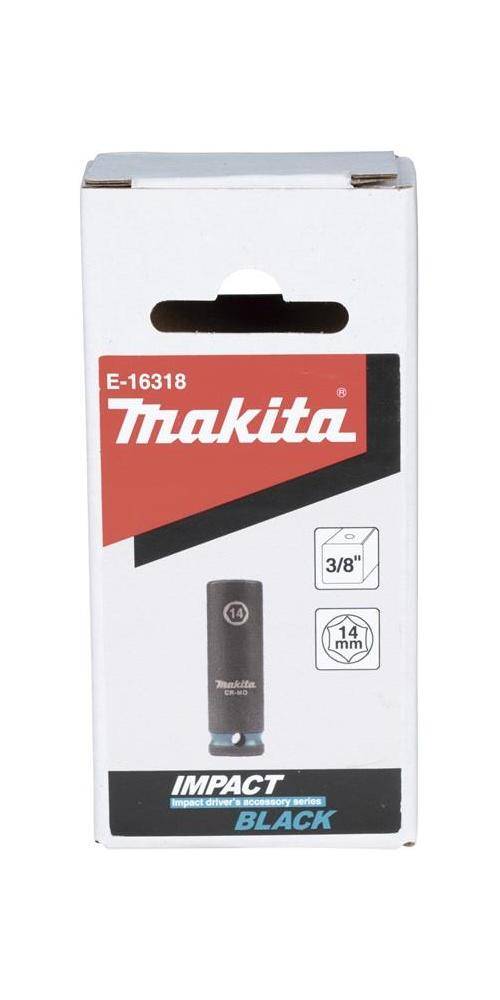 makita Steckschlssel E-16318 Impact Black 3/8Zoll Auen-4kt D.14mm lang