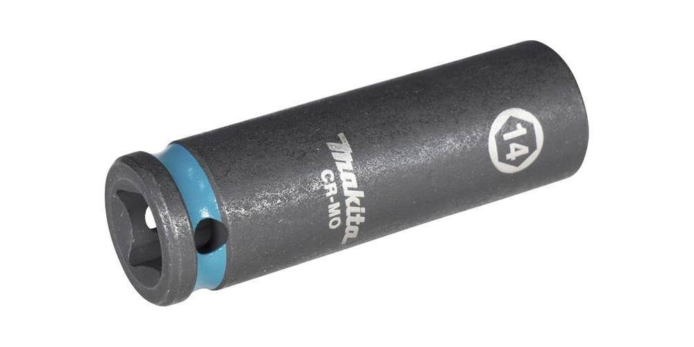 makita Steckschlssel E-16318 Impact Black 3/8Zoll Auen-4kt D.14mm lang