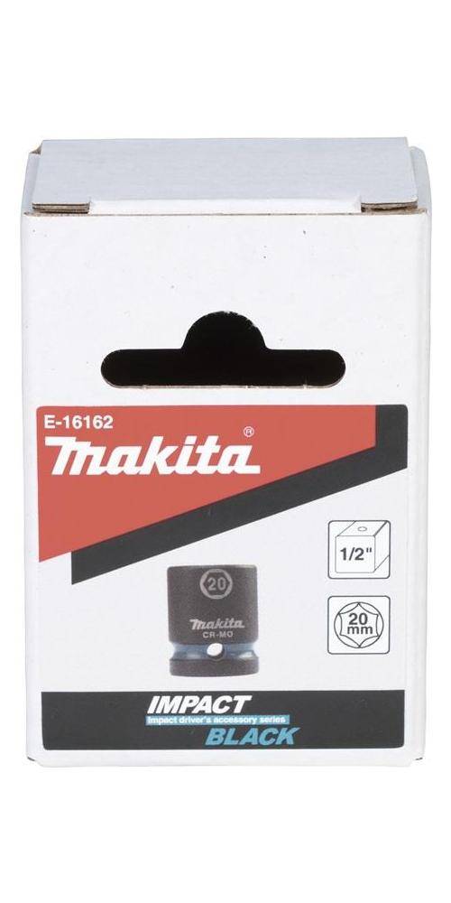 makita Steckschlssel E-16162 Impact Black 1/2Zoll Auen-4kt D.20mm kurz