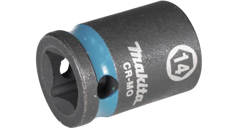 makita Steckschlssel E-15958 Impact Black 3/8Zoll Auen-4kt D.14mm kurz