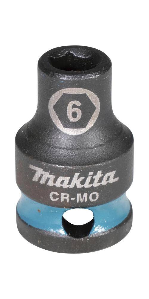 makita Steckschlssel E-15877 Impact Black 3/8Zoll Auen-4kt D.6mm kurz