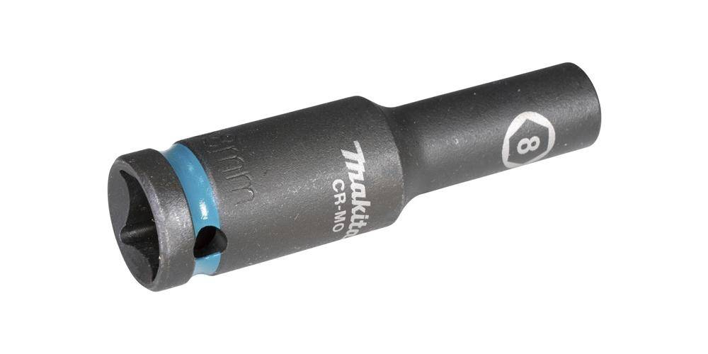 makita Steckschlssel E-16405 Impact Black 1/2Zoll Auen-4kt D.8mm lang