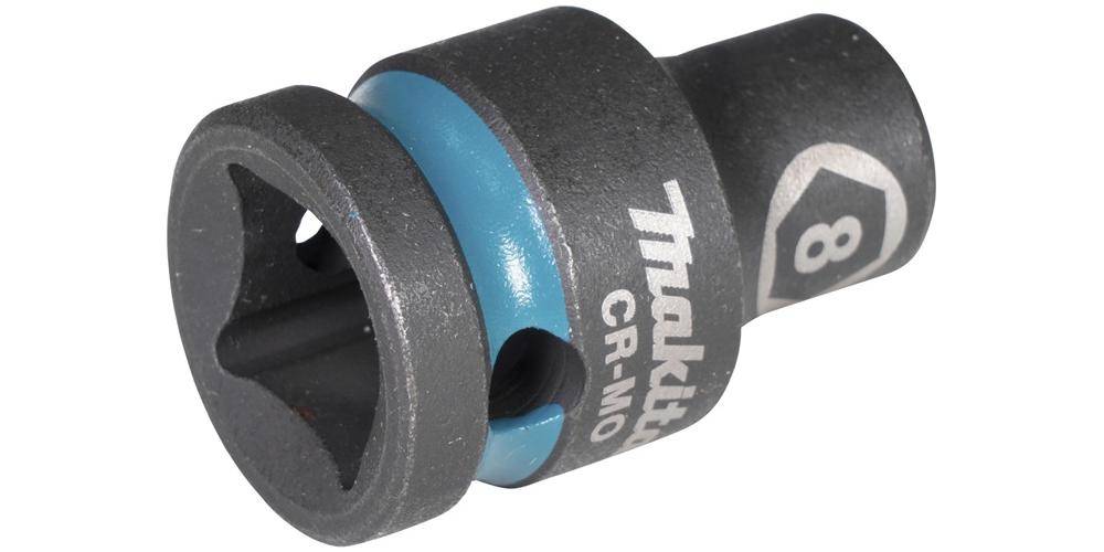 makita Steckschlssel E-16047 Impact Black 1/2Zoll Auen-4kt D.8mm kurz
