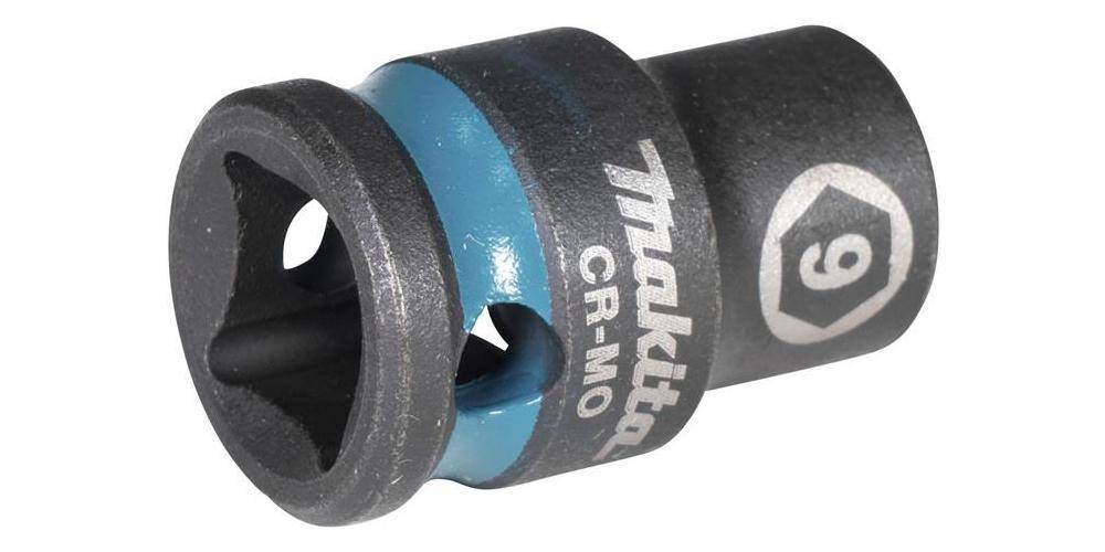makita Steckschlssel E-15908 Impact Black 3/8Zoll Auen-4kt D.9mm kurz