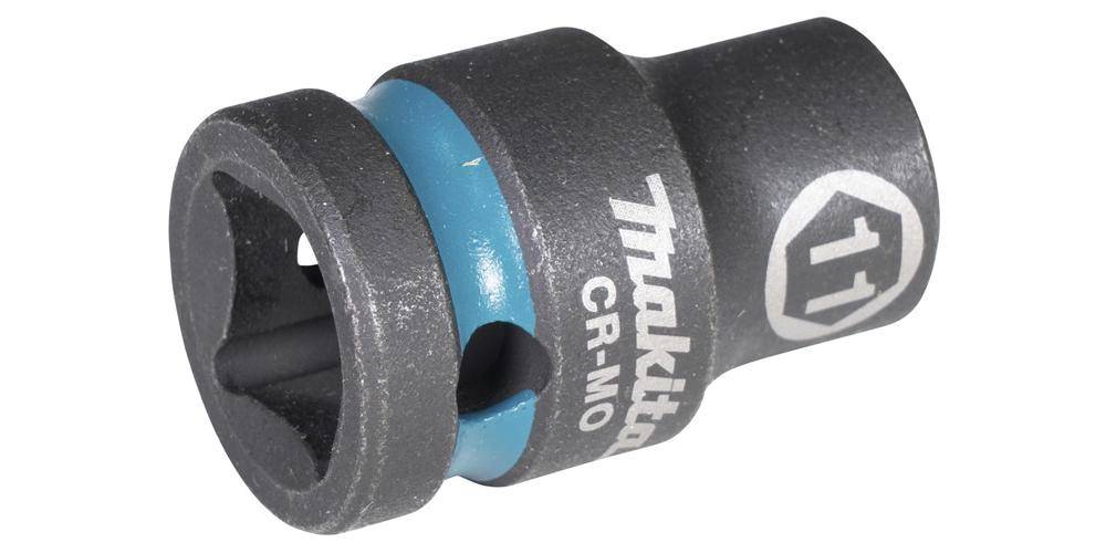 makita Steckschlssel E-16075 Impact Black 1/2Zoll Auen-4kt D.11mm kurz