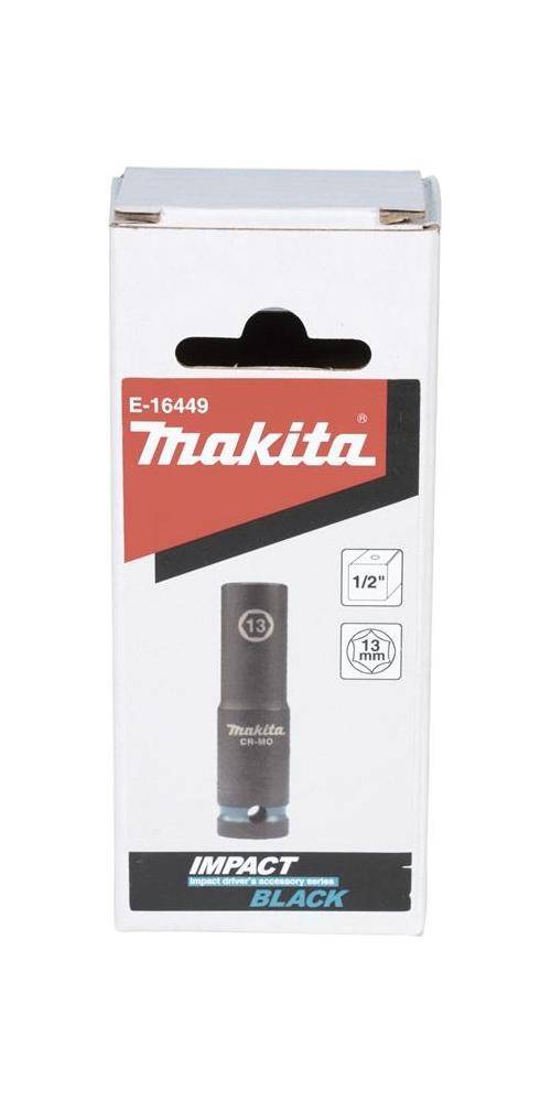 makita Steckschlssel E-16449 Impact Black 1/2Zoll Auen-4kt D.13mm lang