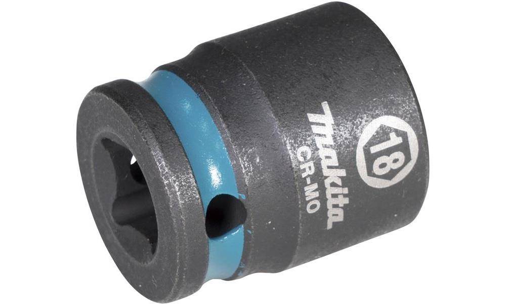 makita Steckschlssel E-15992 Impact Black 3/8Zoll Auen-4kt D.18mm kurz