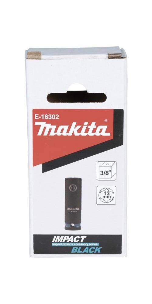 makita Steckschlssel E-16302 Impact Black 3/8Zoll Auen-4kt D.13mm lang