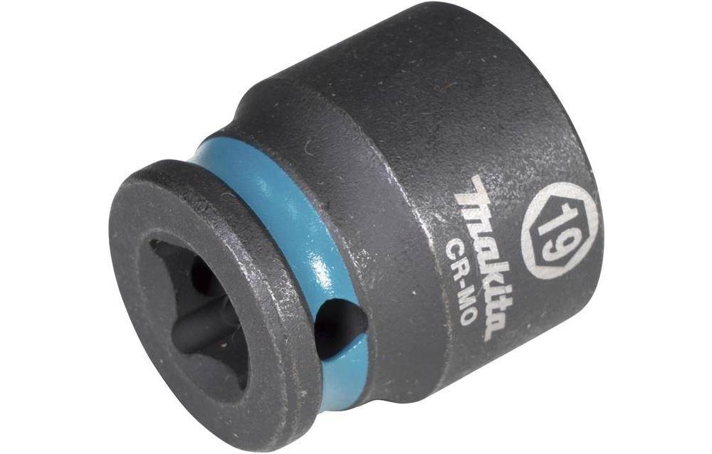 makita Steckschlssel E-16003 Impact Black 3/8Zoll Auen-4kt D.19mm kurz