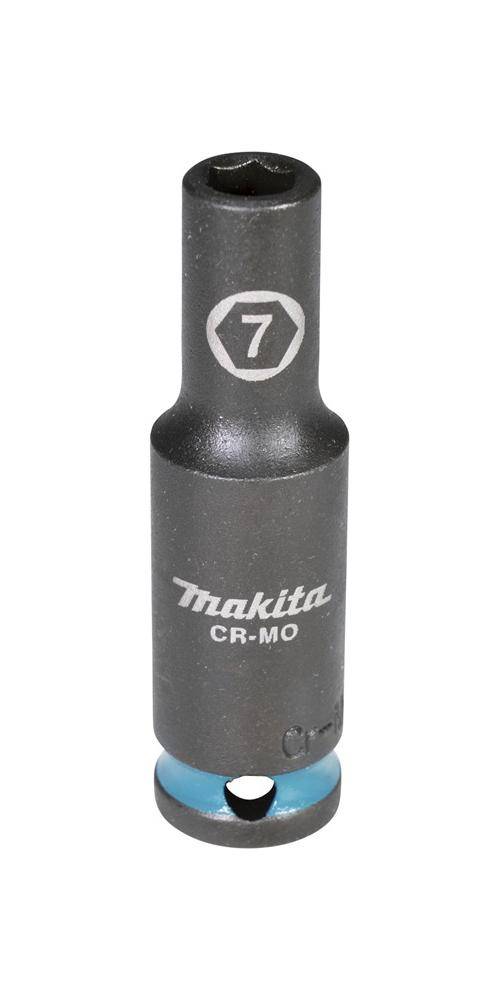 makita Steckschlssel E-16243 Impact Black 3/8Zoll Auen-4kt D.7mm lang