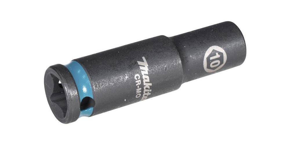 makita Steckschlssel E-16271 Impact Black 3/8Zoll Auen-4kt D.10mm lang