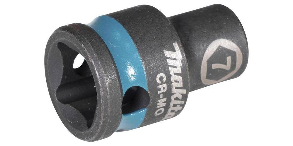 makita Steckschlssel E-15883 Impact Black 3/8Zoll Auen-4kt D.7mm kurz