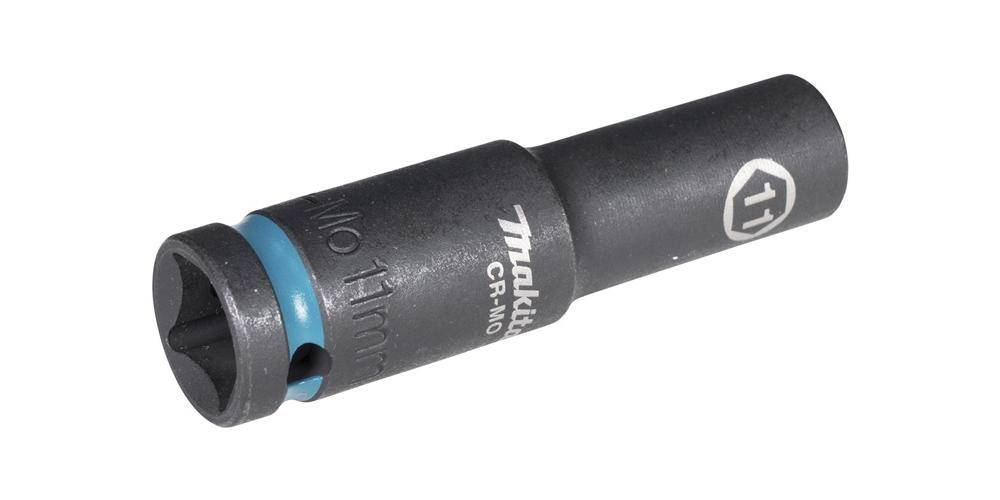 makita Steckschlssel E-16427 Impact Black 1/2Zoll Auen-4kt D.11mm lang