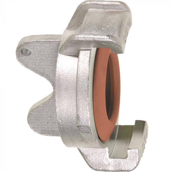 GEKA® plus Blindkupplung EK - Edelstahl - max. 40 bar - mit Bohrung für Kettchenbefestigung - Preis per Stück