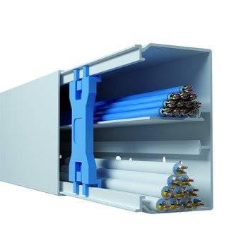 GGK GGK Geraeteeinbaukanal FB 60x110mm, RAL 8014 FB601108014