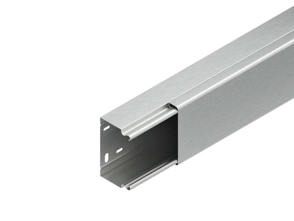 Niedax Leitungsführungskanal ST rws vz LLK 60.100 R 60x100x2000mm RAL9010 hfr