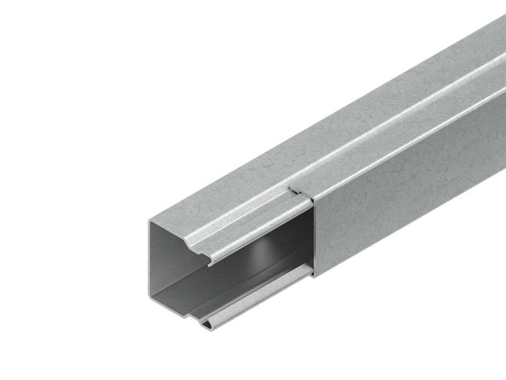 Niedax Leitungsführungskanal ST rws vz LLK 16.016 R 16x16x2000mm RAL9010 hfr