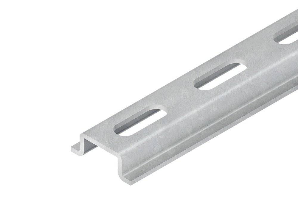 Niedax Hutprofilschiene ST g/vz Lochung 2937/2 GL DIN_EN60715 5,5x2000mm