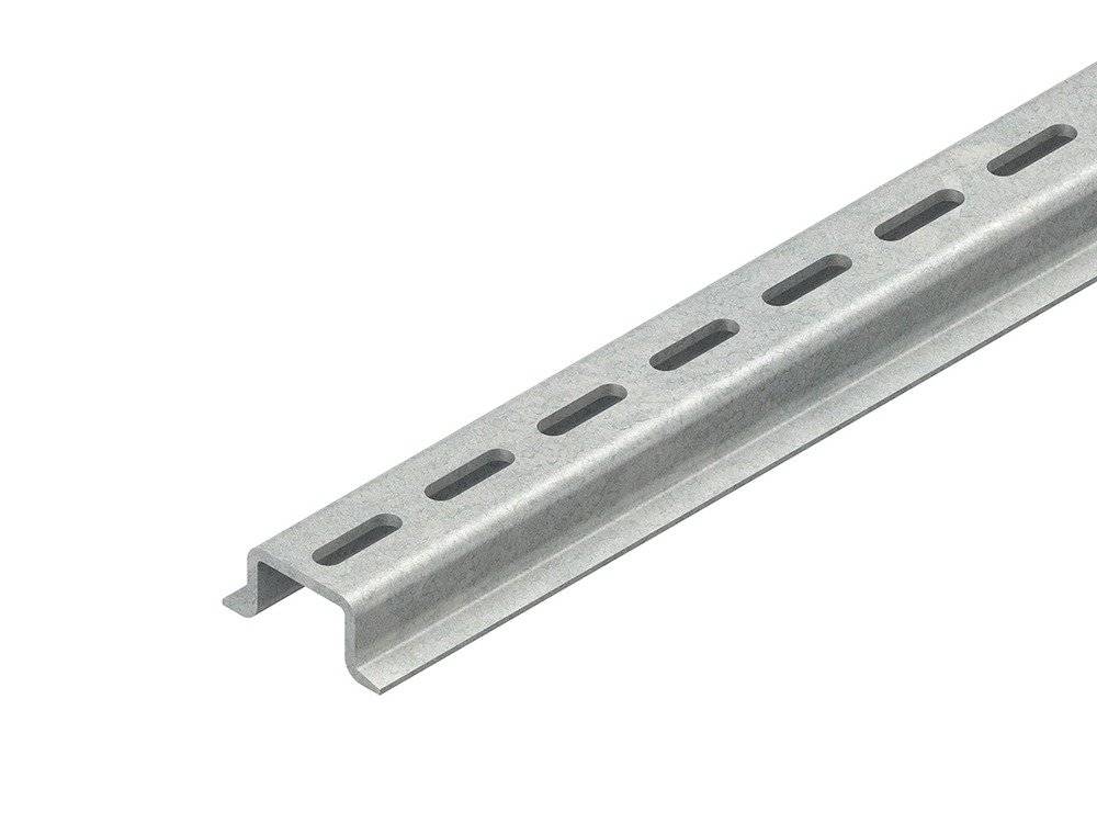 Niedax Hutprofilschiene ST g/vz Lochung 2934/2 GL6 DIN_EN60715 15x2000mm