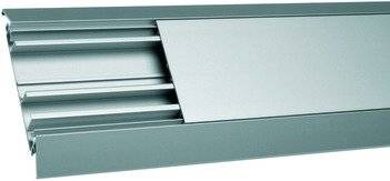 HAGER Aufbodenkanal Alu natur hfr AKA181250ELN 125x18x2000mm 1Trennw