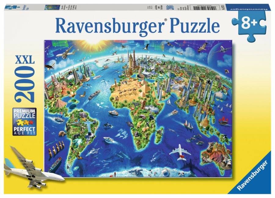 Puzzle 200 XXL Teile Große weite Welt ab 8 Jahre