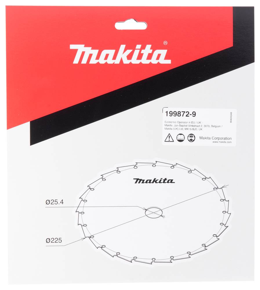 Makita Meißelzahnsägeblatt 225 mm 225 mm • 24 Zähne