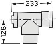Vaillant Reinigungs-T-Stück 303264