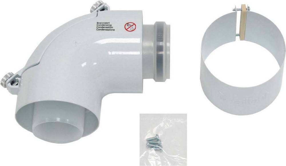 Vaillant Bogen 87 Grad 60/100mm PP 303916