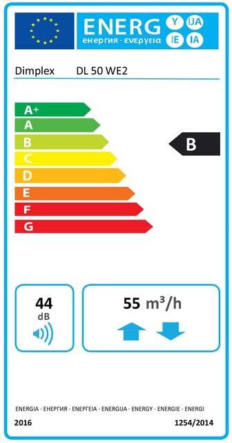Glen Dimplex SEE Lüftungsgerät DL 50 WE2