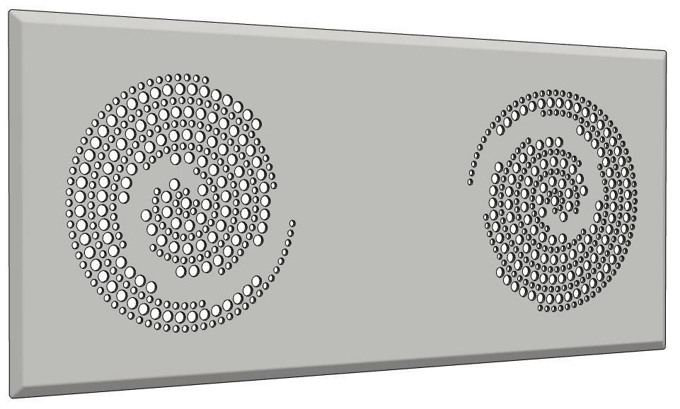 Glen Dimplex SEE Ventildoppelgitter DVG DW Circles