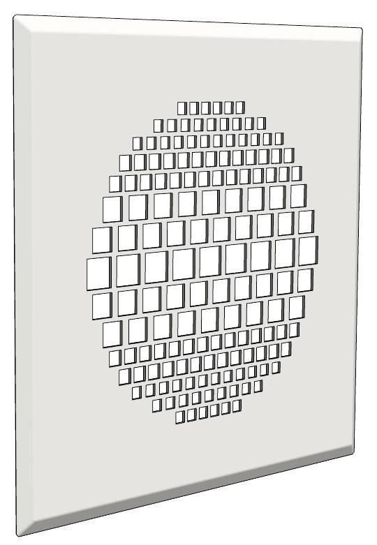 Glen Dimplex SEE Ventilgitter DVG QW Blocs