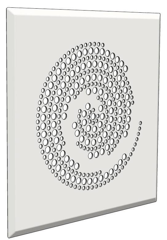 Glen Dimplex SEE Ventilgitter DVG QW Circles