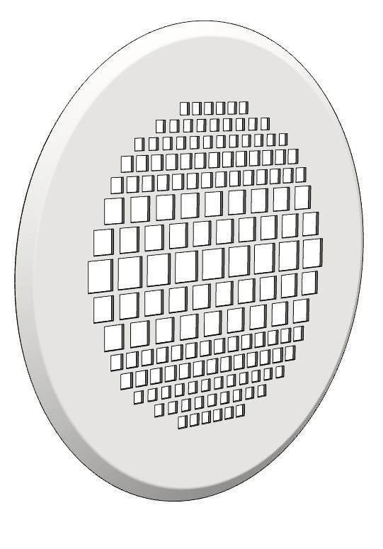 Glen Dimplex SEE Ventilgitter DVG RW Blocs