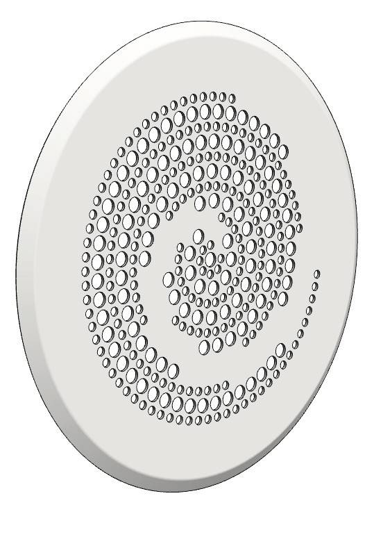 Glen Dimplex SEE Ventilgitter DVG RW Circles