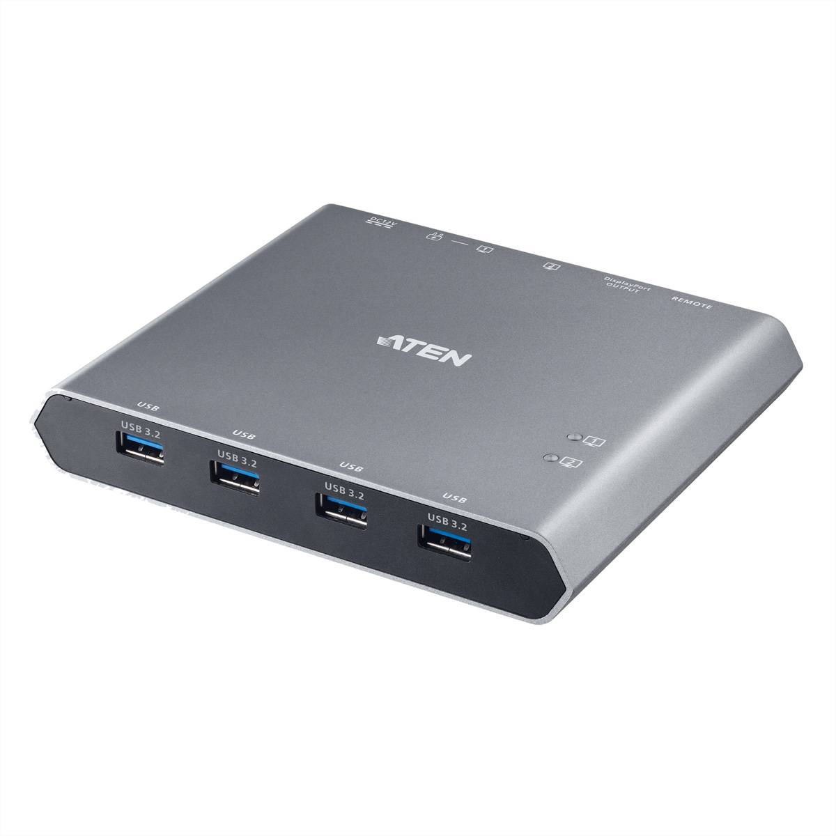 ATEN US3311 2-Port USB-C 4K DisplayPort KVM Dock